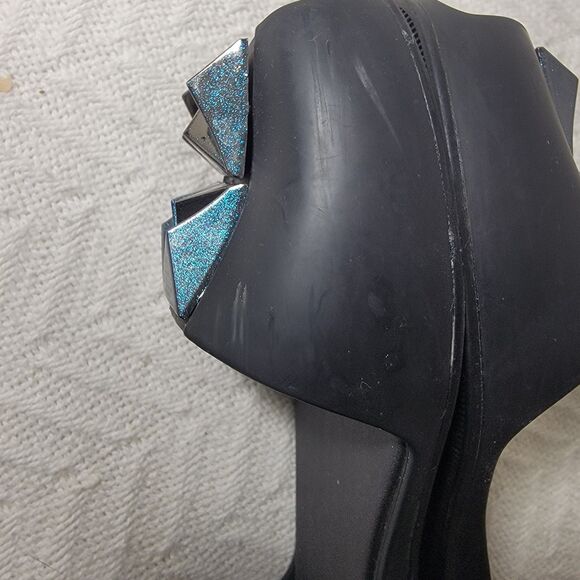 Melissa Fresh Bloom II Studded D'Orsay Peep Toe Ballet Flats Size 7 - Picture 9 of 13